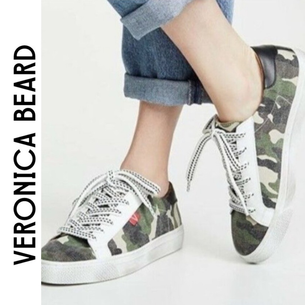 Veronica Beard Sami Camo Sneakers